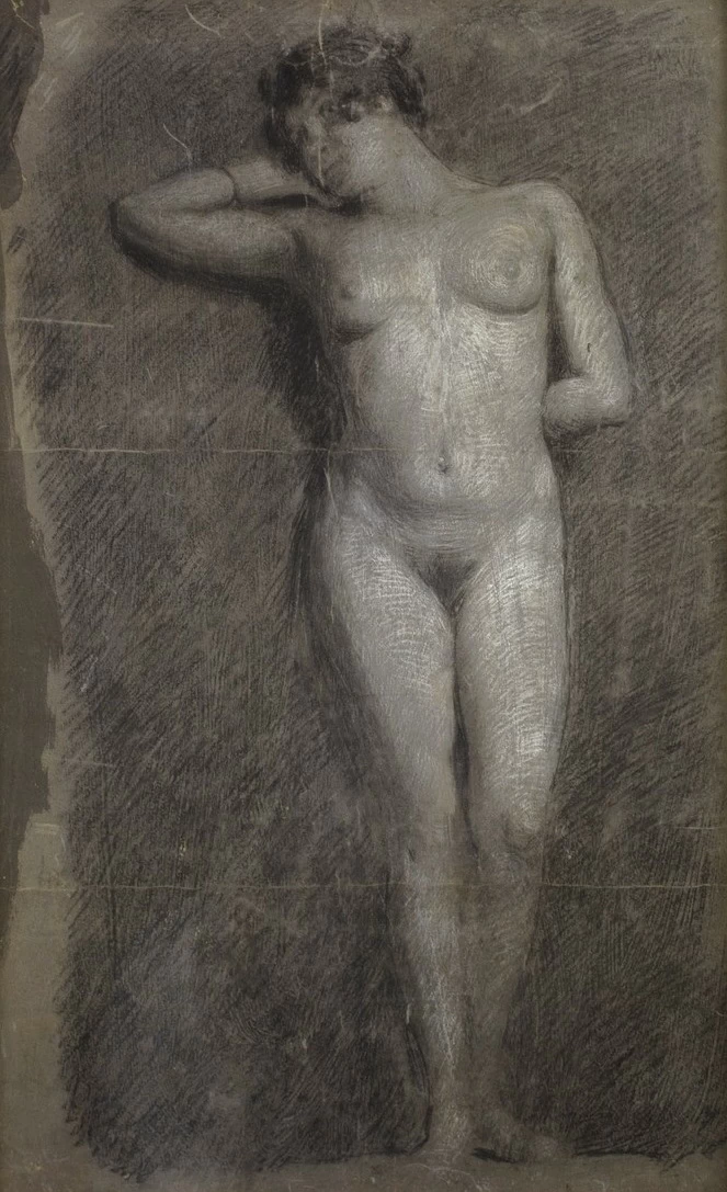 Studio di nudo di donna - Museo Civico di Casale Monferrato